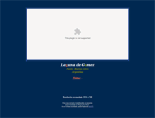 Tablet Screenshot of lagunadejunin.com.ar